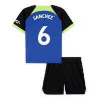 Tottenham Hotspur Davinson Sanchez #6 Fotballklær Bortedraktsett Barn 2022-23 Kortermet (+ korte bukser)
